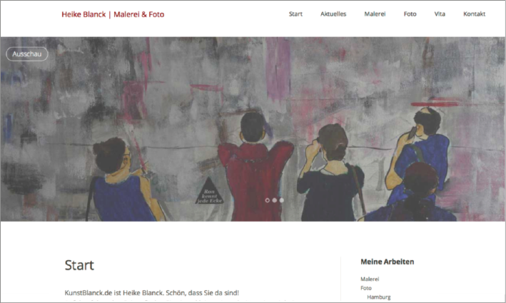 Website Kunst Blanck