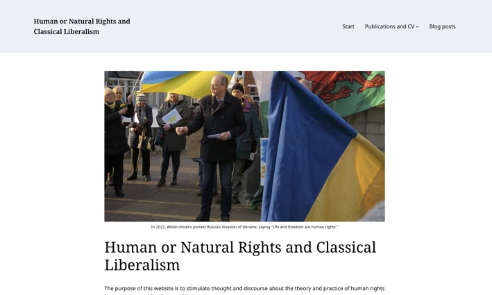 Human or Natural Rights Website